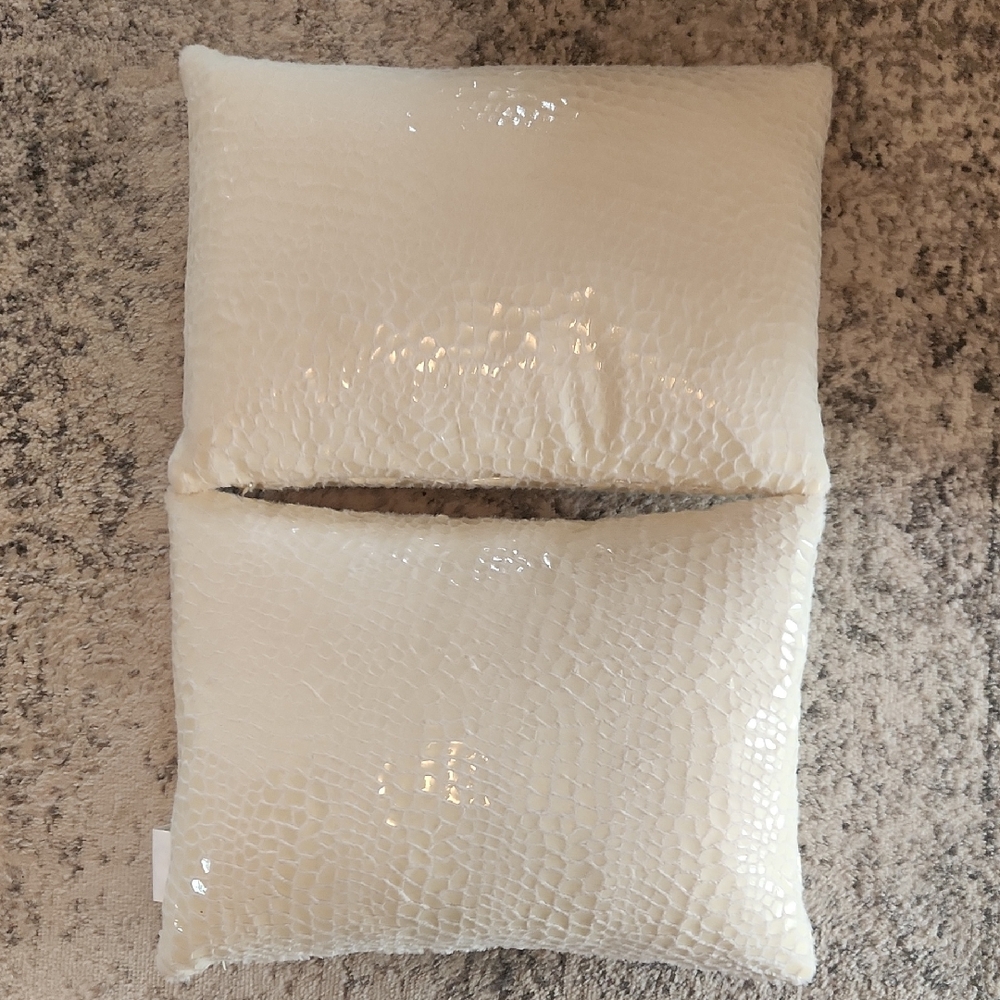 Newport Cream Decorative Throw Pillow Set Of 2